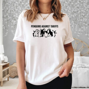 Penguins against tariffs shirt