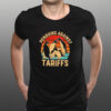 Penguins against tariffs vintage shirt