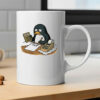 Penguins against tariffs writing Tax Mug