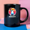 Protest Against Tariffs Resist Penguins Retro Mug