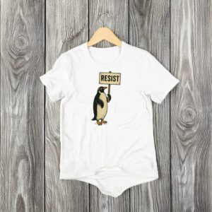 Rebel Gentoo Penguins RESIST Anti-Tariff Protest Shirt