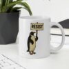 Rebel Gentoo Penguins RESIST Mug