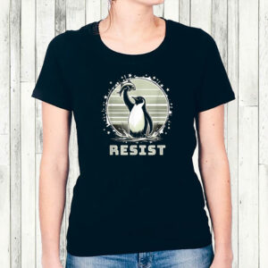 Tariff Funny Resist Penguins, Protest Against Tariffs T-shirt