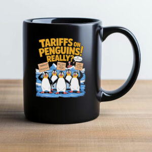 Tariffs on penguins really anti Trump tax Mug