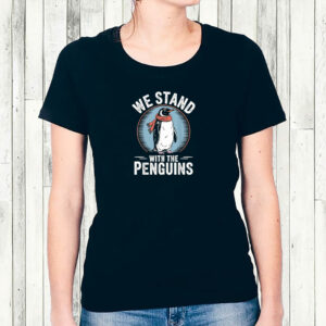 We Stand With The Penguins Tariffs T-Shirt